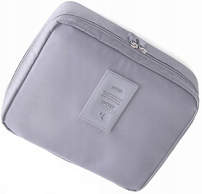 Kosmetyczka Podróżna Organizer Turystyczny Podróżny Do Bagażu Szara