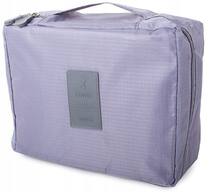 Kosmetyczka Podróżna Organizer Turystyczny Podróżny Do Bagażu Szara