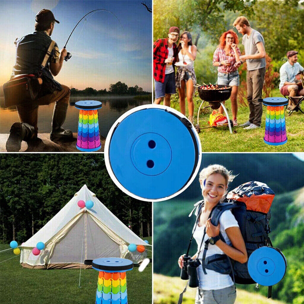 Krzesło Składane Taboret Stołek Rozkładany Do Domu Ogrodu Na Kemping Ryby