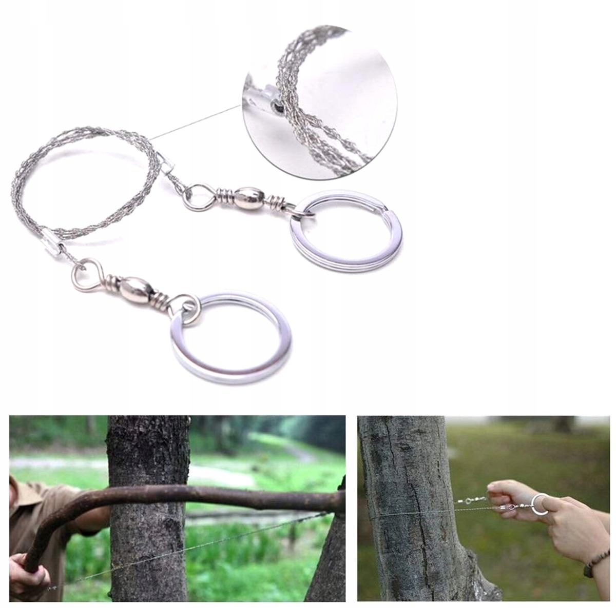 Niezbędnik Survivalowy Zestaw Przetrwania 12w1 Latarka Piła Gwizdek Sos