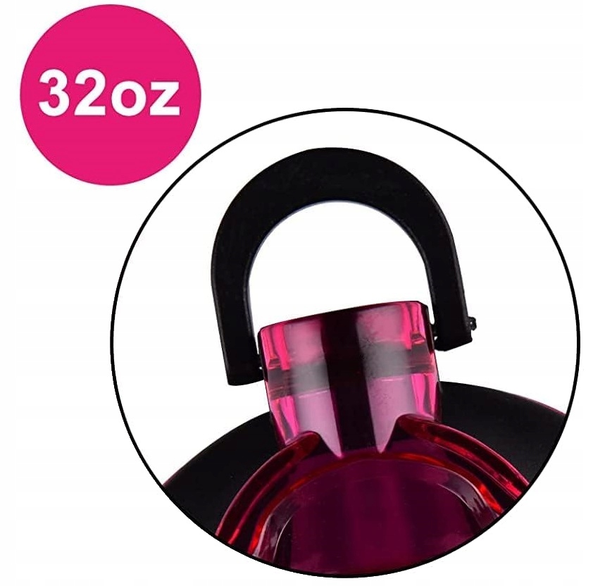 Butelka Na Wodę Bidon Z Miarką Fitness Ze Słomką Motywacyjna Bpa Free 1litr