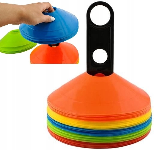 Pachołki Treningowe Do Piłki Nożnej Zestaw 50 szt Piłka Nożna Dla Piłkarza