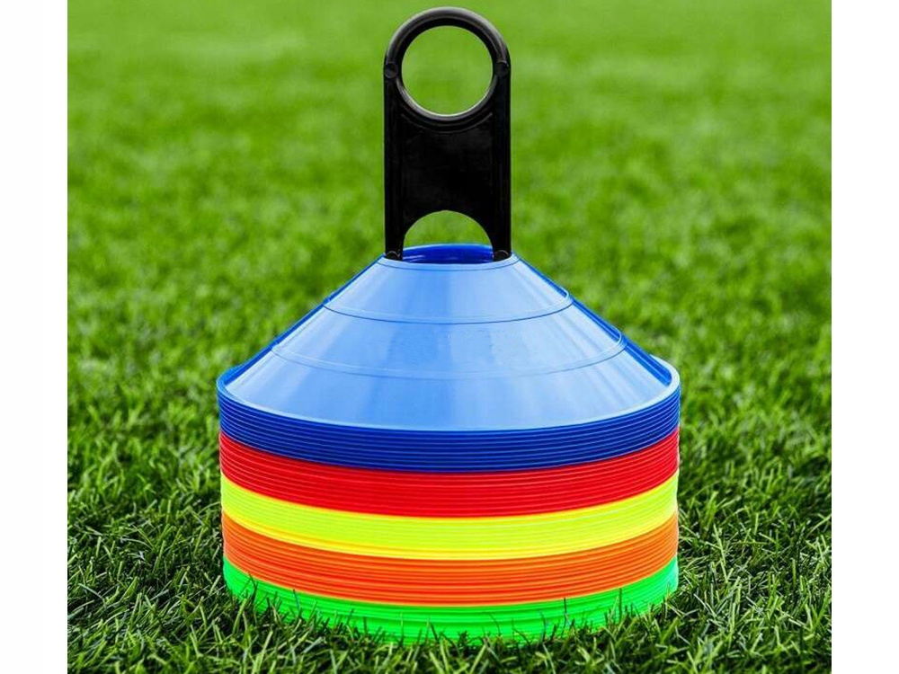 Pachołki Treningowe Do Piłki Nożnej Zestaw 50 szt Piłka Nożna Dla Piłkarza