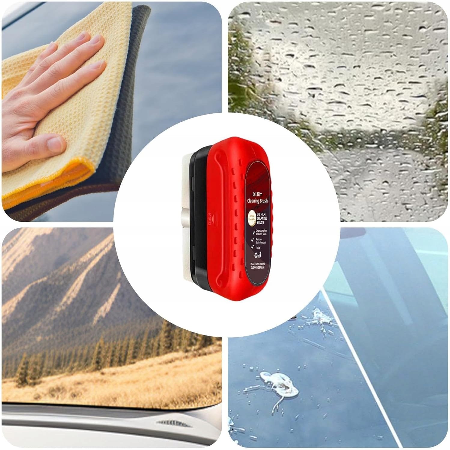 Środek Do Szyb Samochodowych Luster Do Usuwania Plam Filmu Olejowego Auta