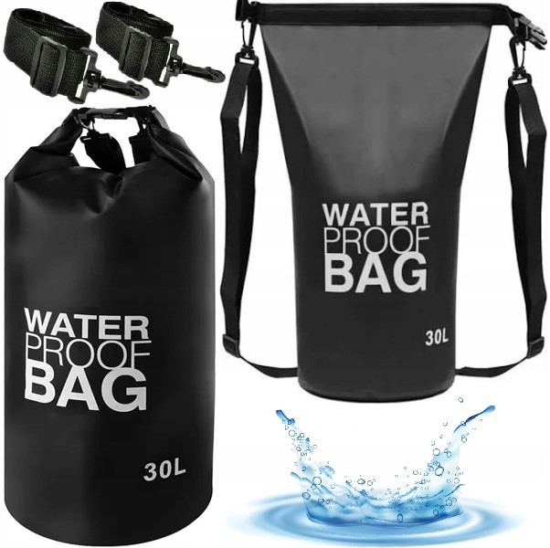 Worek Wodoodporny Wodoszczelny Kajak Torba Plecak Turystyczny 30l