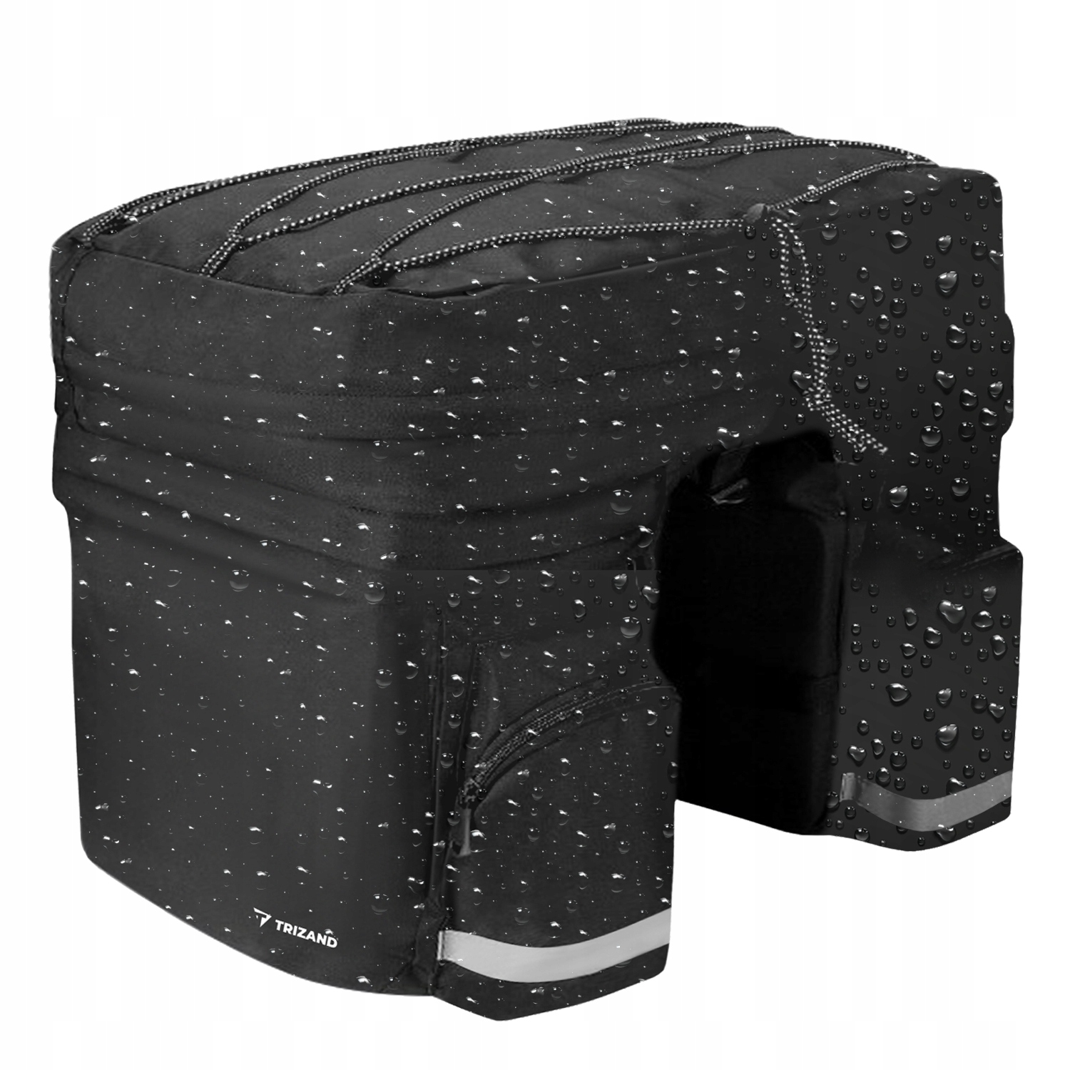 Torba Rowerowa Sakwa Na Bagażnik Rower Wodoodporna Etui Duża Czarna Pojemna