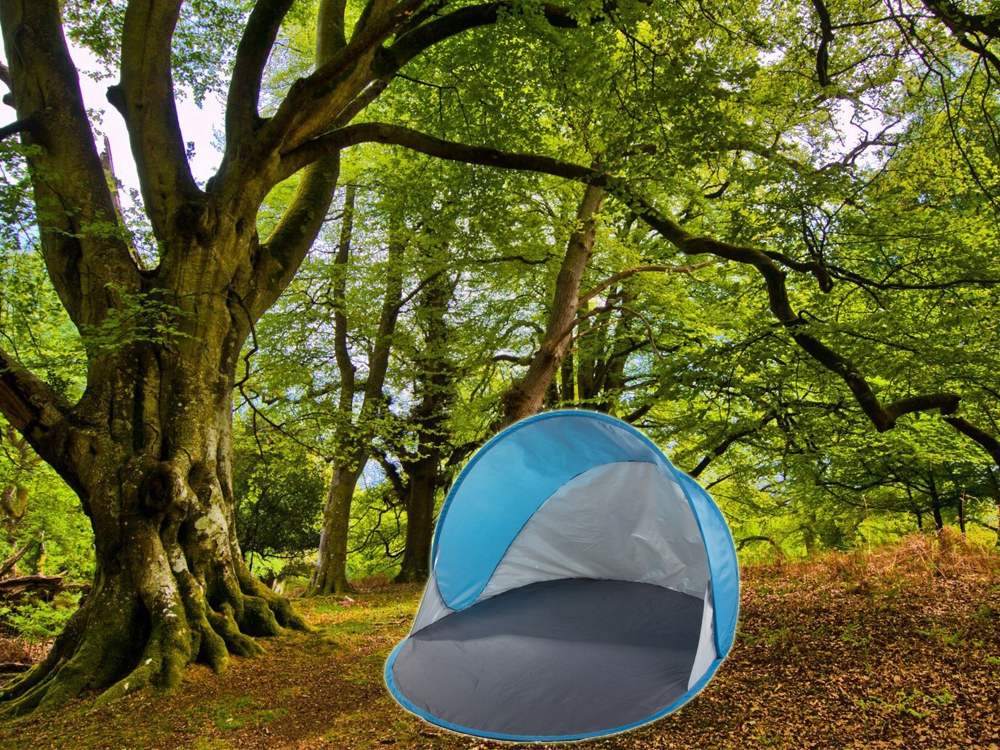 Namiot Plażowy Parawan Samorozkładający Na Plażę Duży Ogrodowy Ochrona Uv