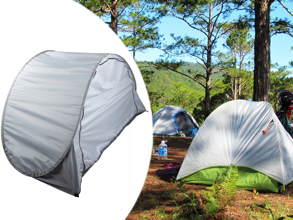 Namiot Plażowy Samorozkładający Xl Parawan Ogrodowy Uv Szybki Montaż Duży