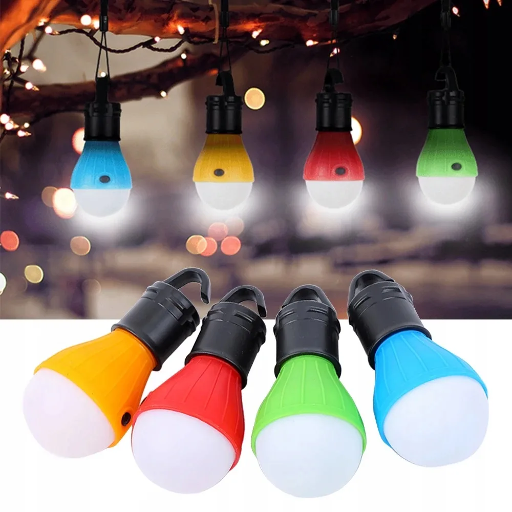 image-5112.jpeg Lampka Żarówka Led Wisząca Hak Namiot Camping Kemping Biwak Na Baterie