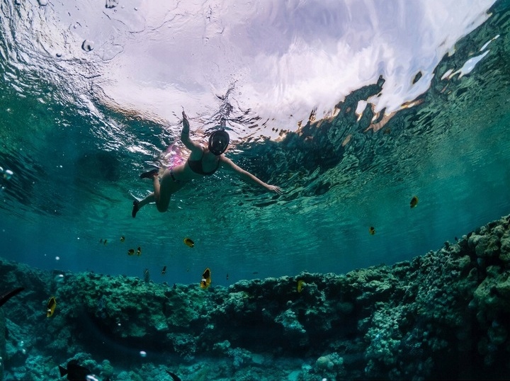 Maska Do Nurkowania Pełnotwarzowa Do Pływania Nie Parująca Składana R. S m