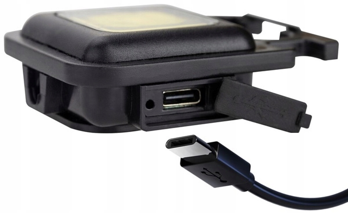 Mini Latarka Kieszonkowa Led Halogen Brelok Magnes Otwieracz Survivalowa