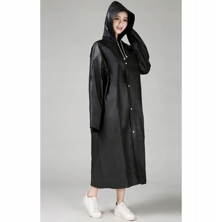 Płaszcz Przeciwdeszczowy Peleryna Ponczouniwersalny Poncho Z Kapturem Duży