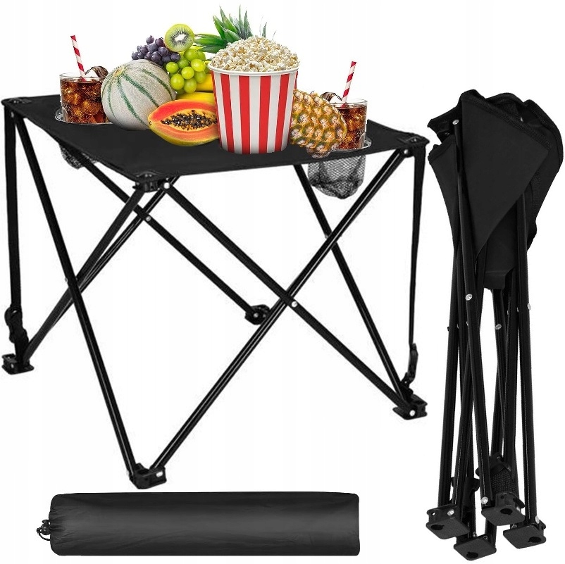 Stolik Wędkarski Turystyczny Składany Balkonowy Na Biwak Ryby Pod Namiot