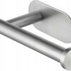 Uchwyt Wieszak Metal Na Papier Toaletowy Samoprzylepny Klej Srebrny Loft Wc