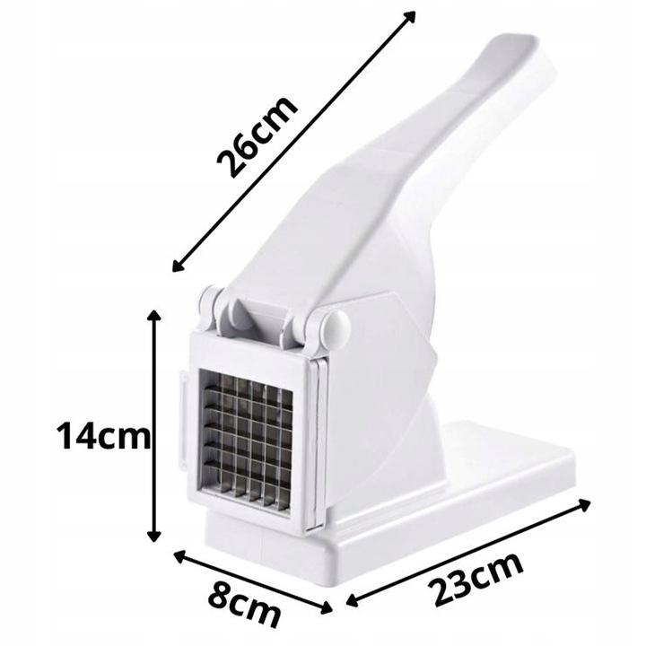 Krajalnica Do Frytek Ziemniaków Warzyw Maszynka Do Krojenia Duża Lekka