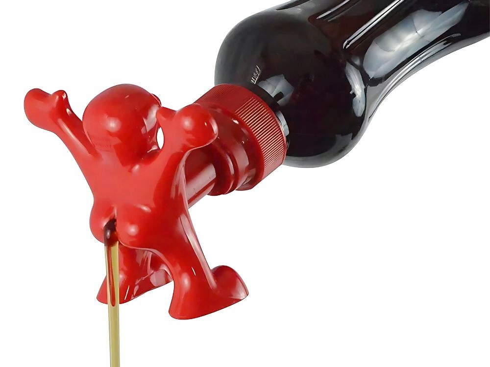 Śmieszna Nakładka Nakrętka Ludzik Fred Na Butelkę Sosy Z Zatyczką Sir Perky