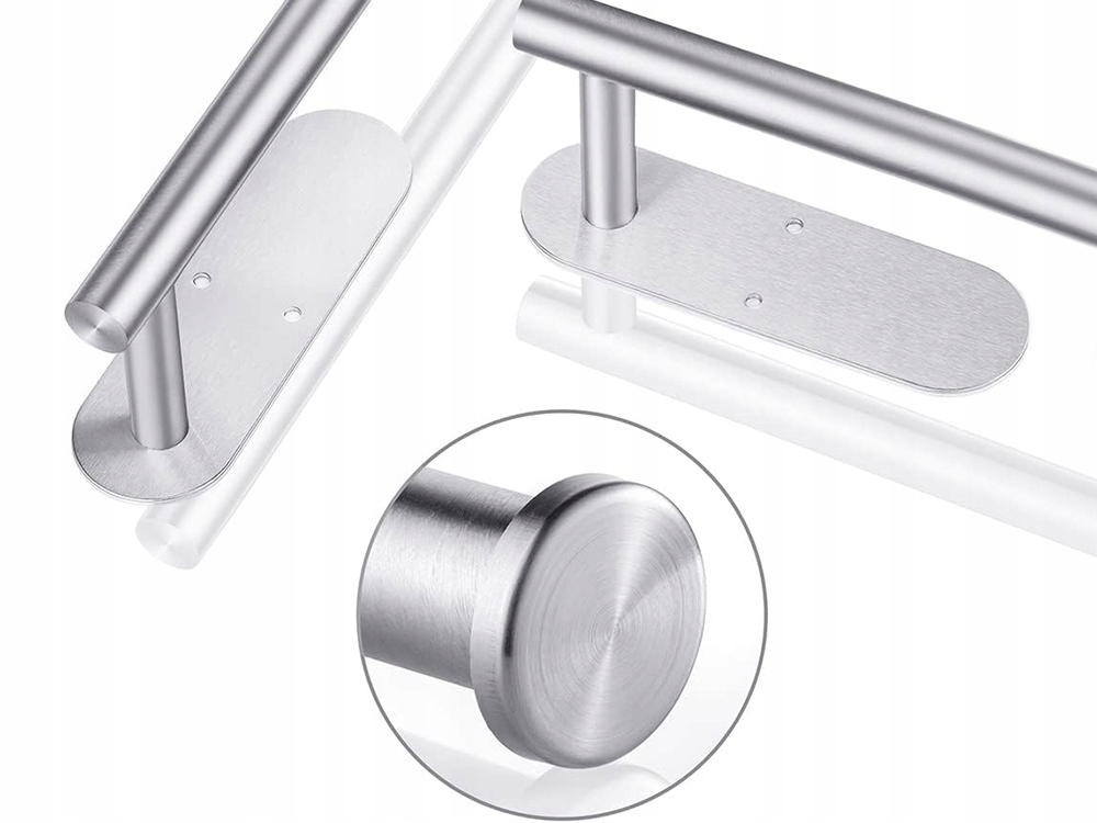 Wieszak Na Ręcznik Papierowy Uchwyt Na Papier Srebrny Loft Montaż Taśma