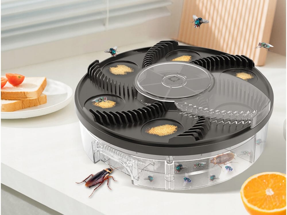 Pułapka Na Muchy Elektryczna Obrotowa Łapka Owadów Komarów Spirala Usb