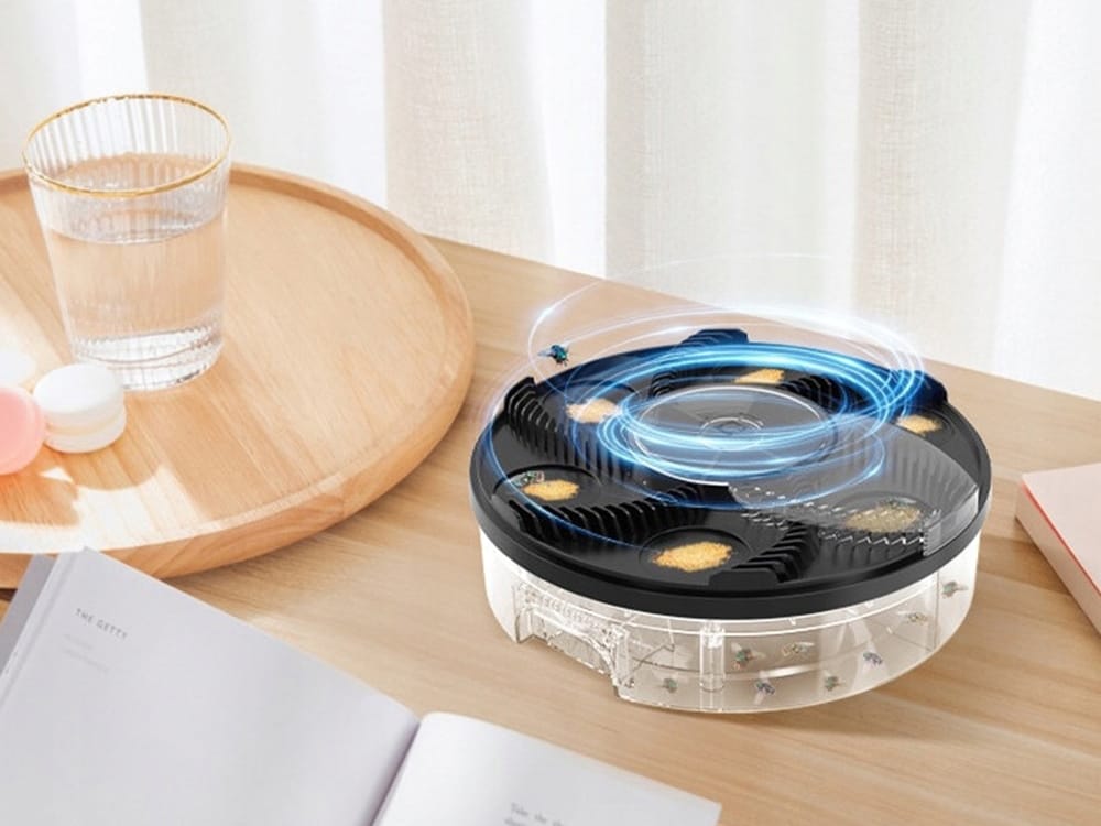 Pułapka Na Muchy Elektryczna Obrotowa Łapka Owadów Komarów Spirala Usb