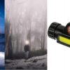 Latarka Czołowa 4w1 Czołówka Lampka Led Reflektor Z Magnesem I Akumulatorem