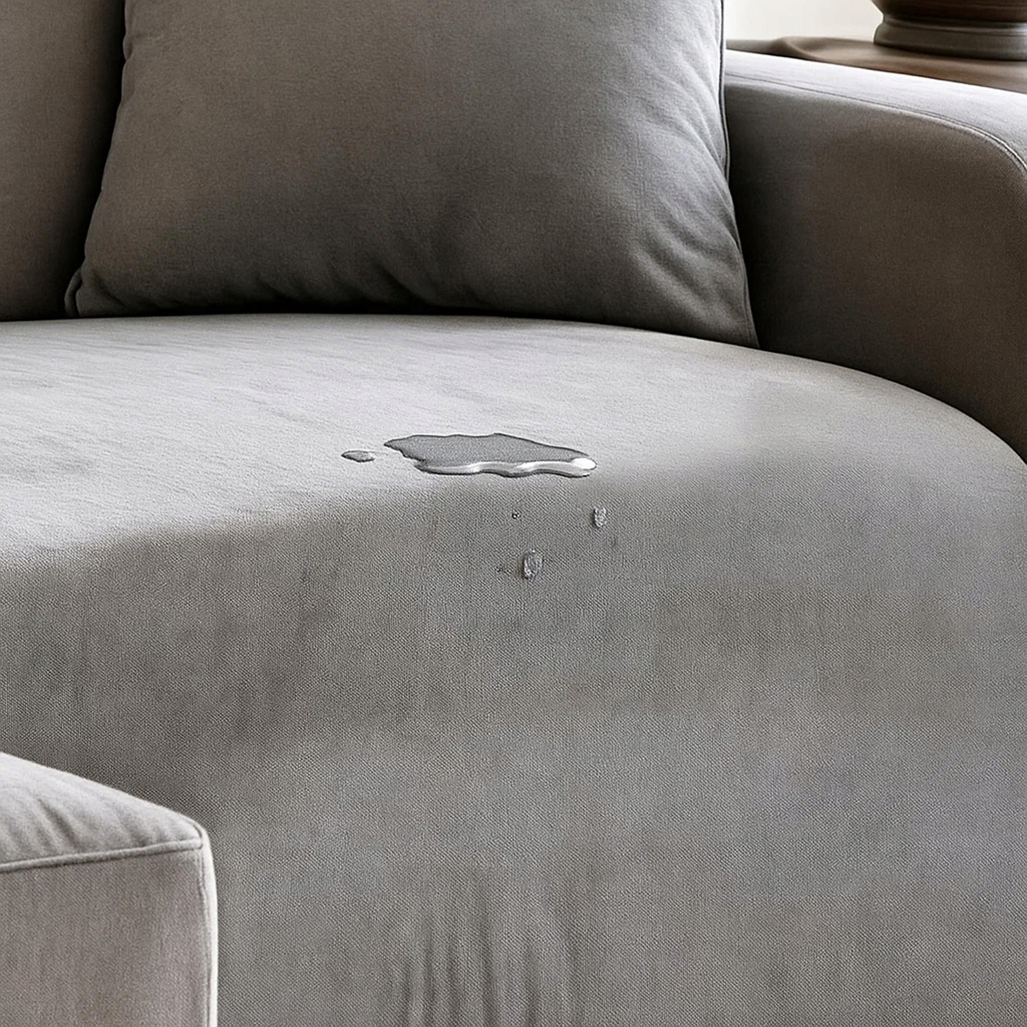 Pokrowiec Na Narożnik Kanapę Leżankę Ciemno Szary Welur Elastyczny 190-230