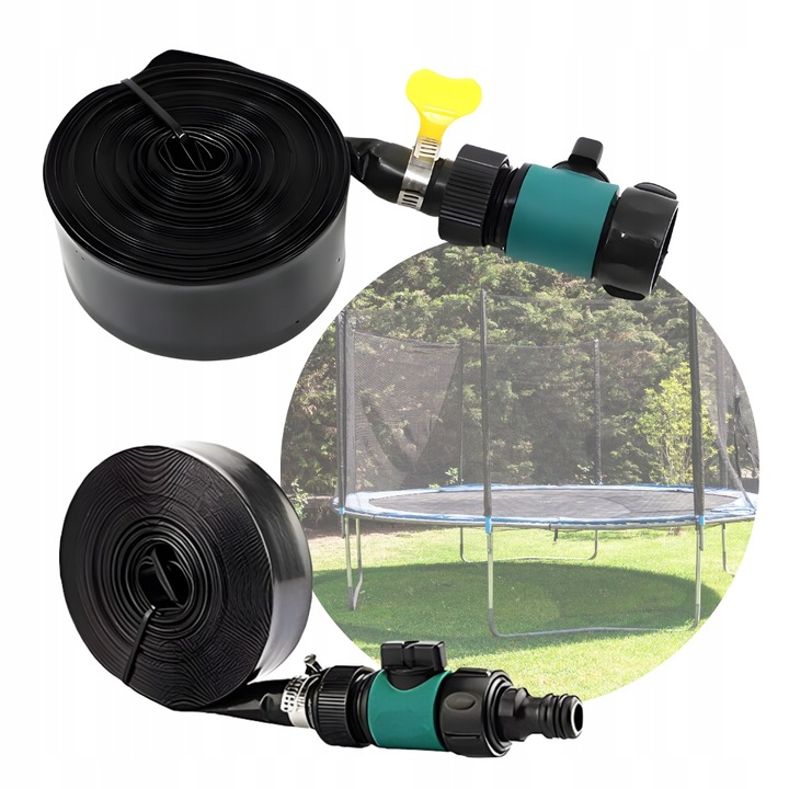 Zraszacz Ogrodowy Wodny Do Trampolin Kurtyna Wodna Mgiełka Chłądząca 12m