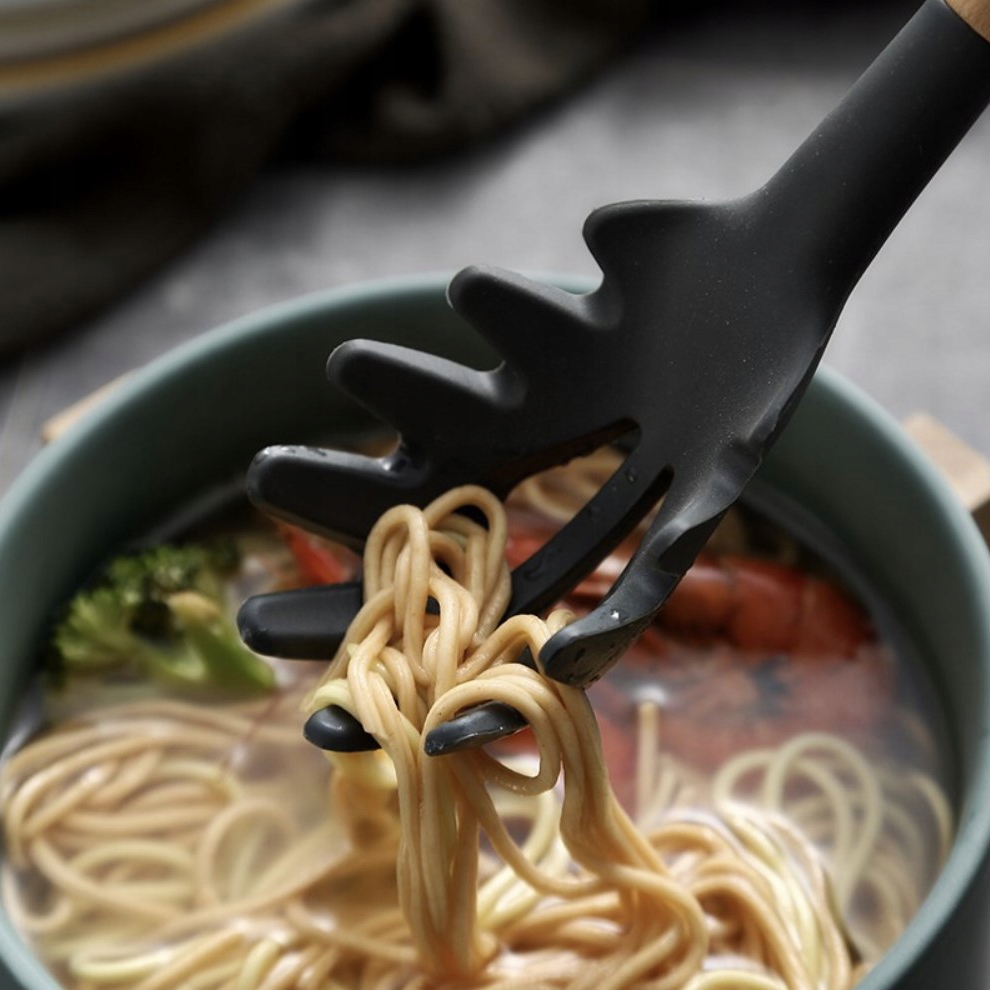 Zestaw 11 Silikonowych Akcesoriów Kuchennych W Stojaku 12 Elementów 230°c