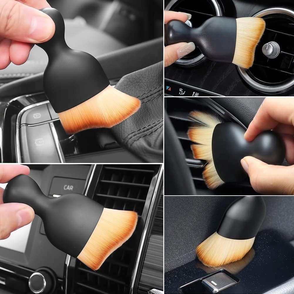 Zestaw Detailing Car 2w1 Do Auta Szczotka- Miękki Pędzelek Z Etui Do Auta