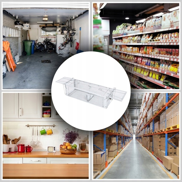 Pułapka Żywołapka Na Szczury Myszy Gryzonie Kuny Łapka Do Łapania Myszy Xl