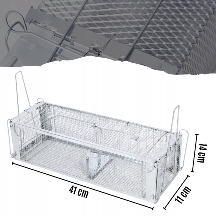 Pułapka Żywołapka Na Szczury Myszy Gryzonie Kuny Łapka Do Łapania Myszy Xl