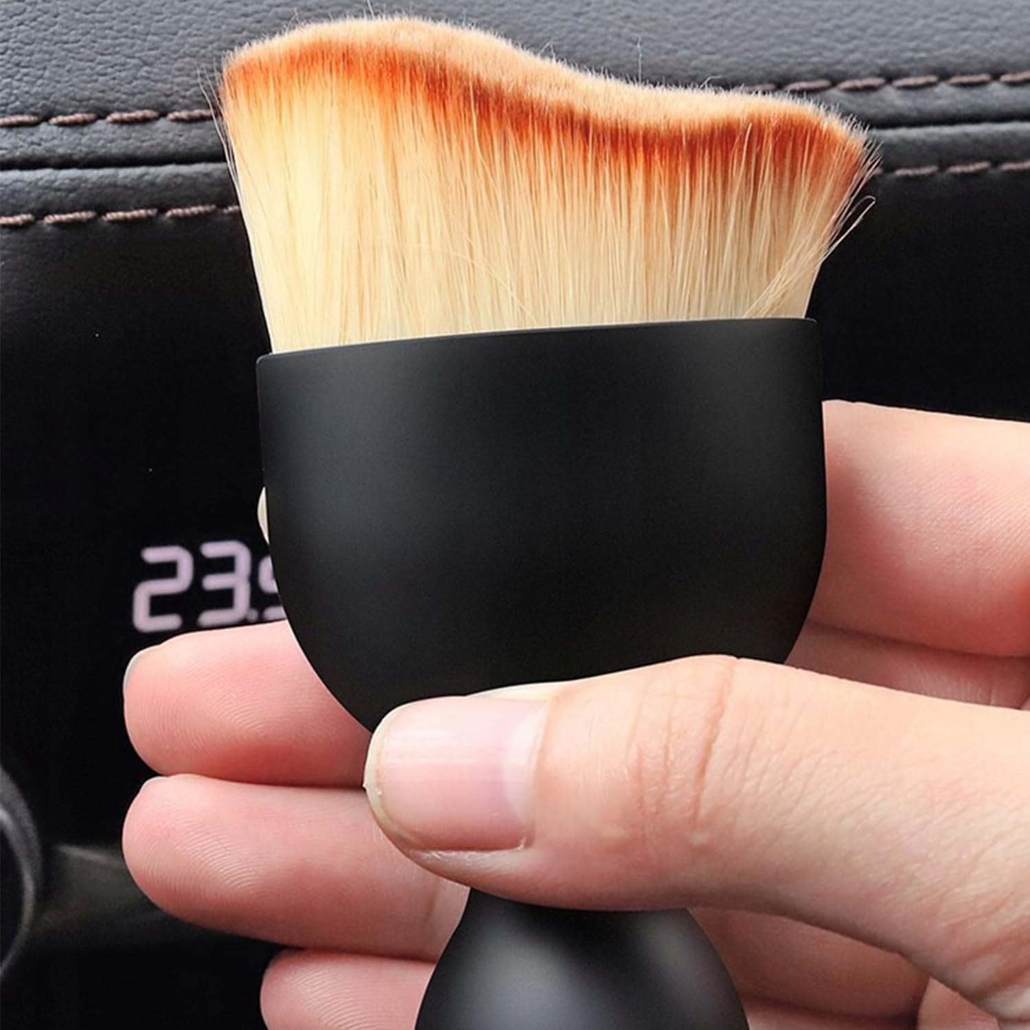 Zestaw Detailing Car 2w1 Do Auta Szczotka- Miękki Pędzelek Z Etui Do Auta