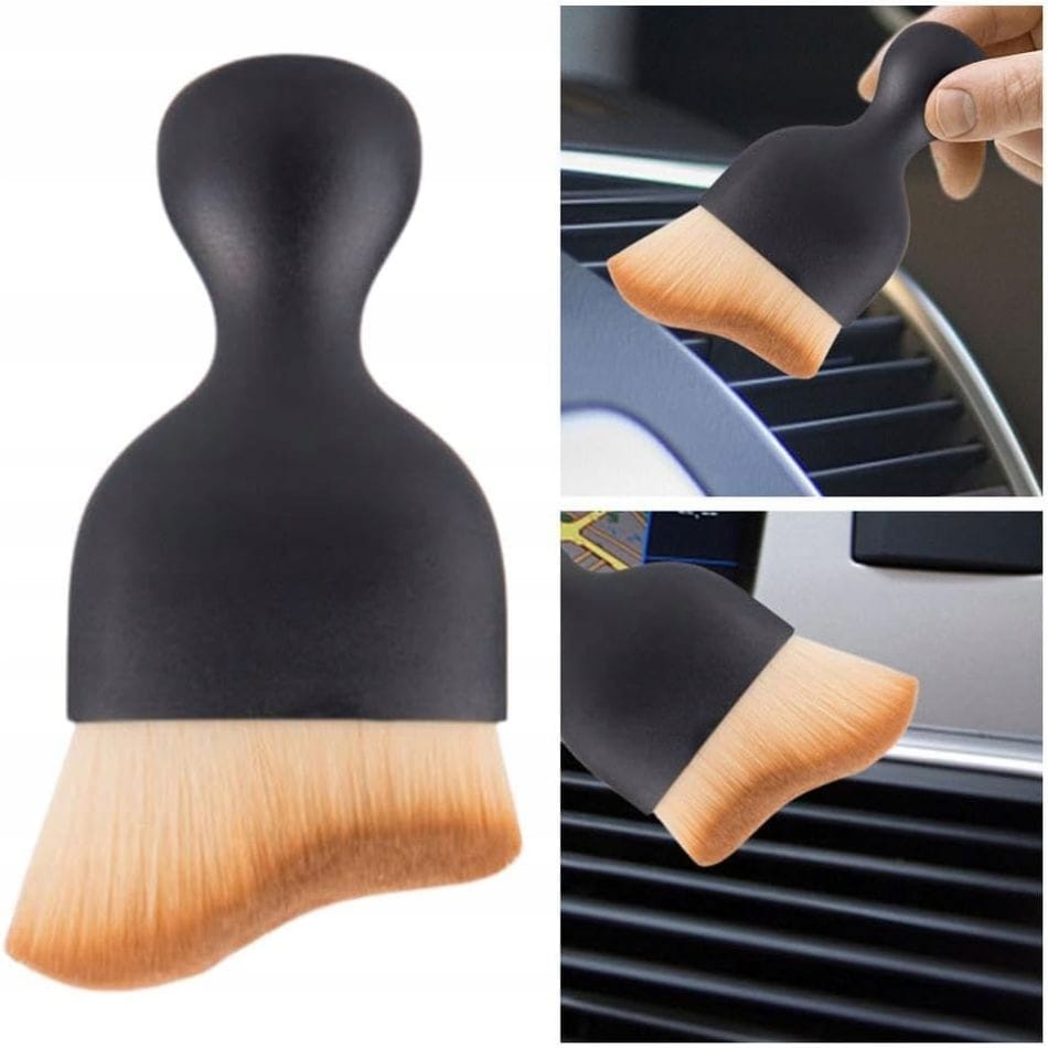 4x Pędzel Pędzelek Do Detalingu Auta Do Czyszczenia Wnętrza Miękkie Włosie