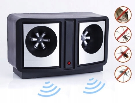 Ultradźwiękowy Odstraszacz Na Myszy Szczury Kuny Pająki 230m² Dual Sonic
