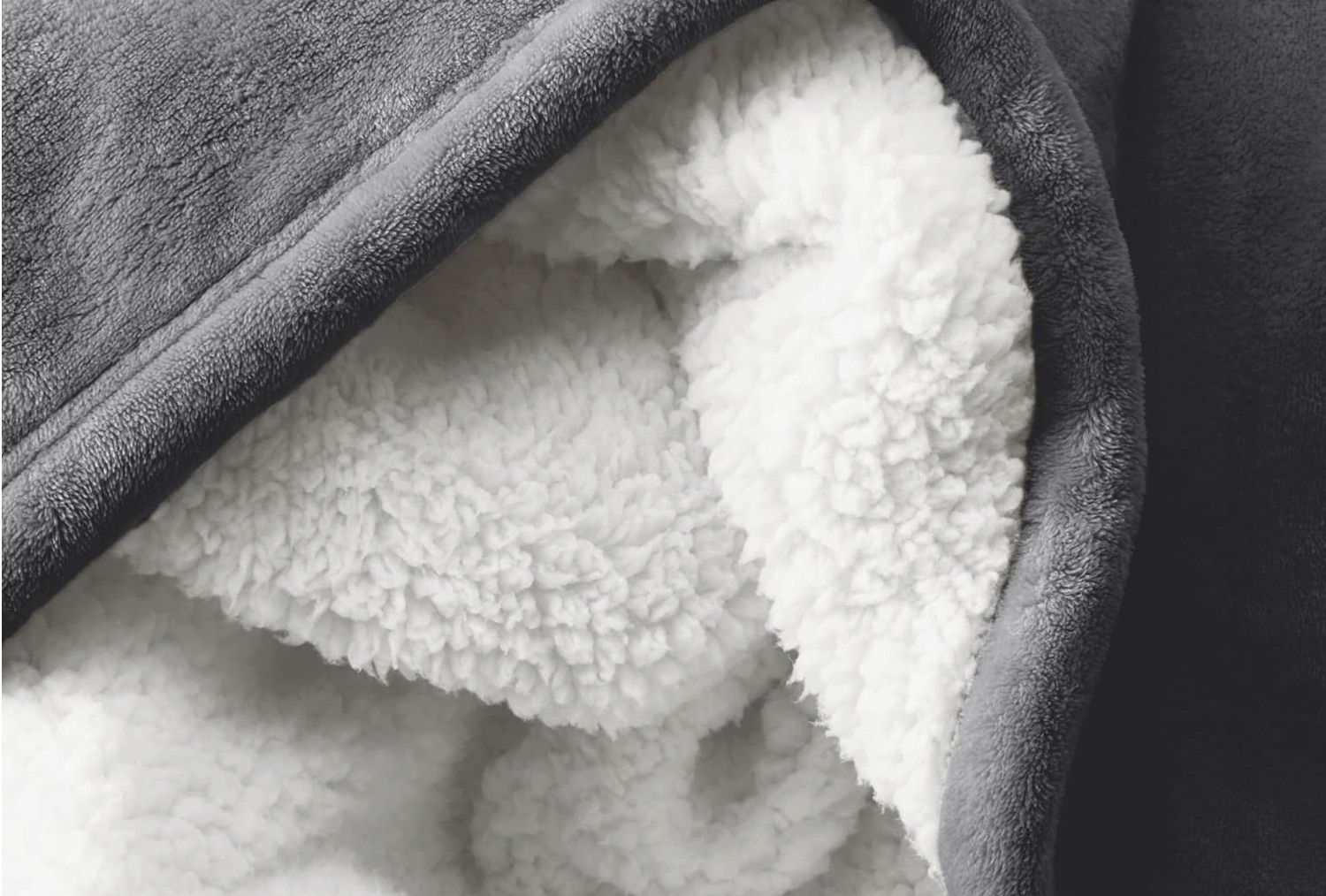 Koc Polarowy Dwustronny 150x200 Baranek Ciepły Zimowy Narzuta Pled Sherpa