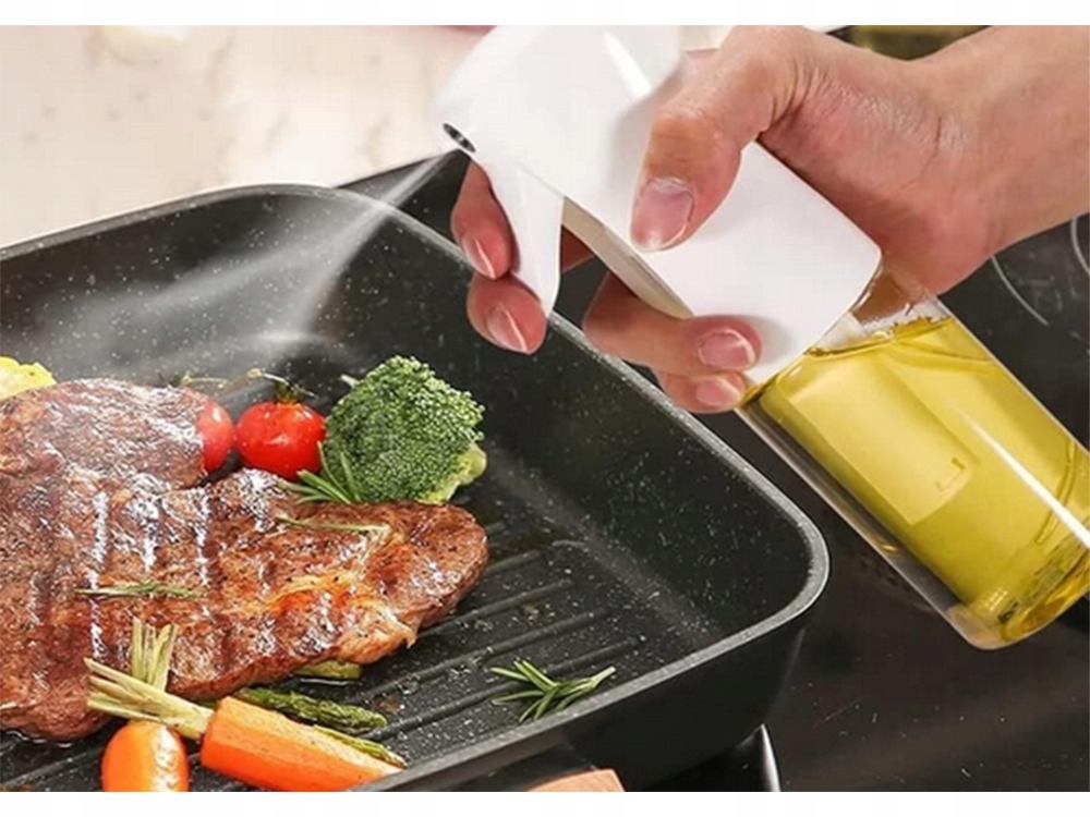 Spryskiwacz Do Oleju Oliwy Octu Dozownik W Sprayu 200ml Szklany Rozpylacz