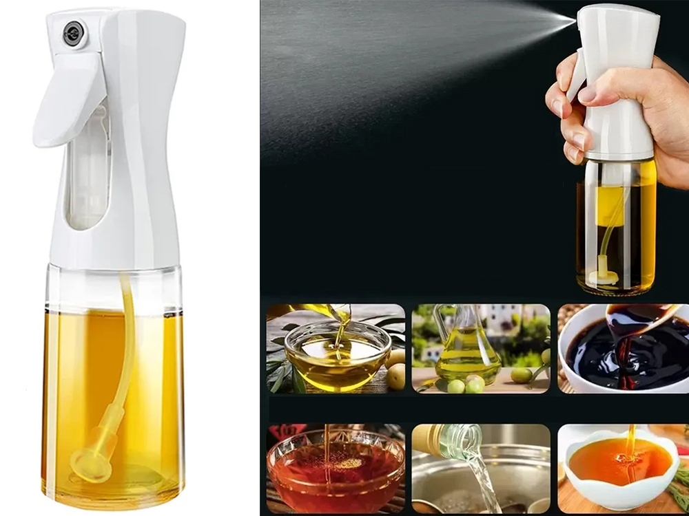 Spryskiwacz Do Oleju Oliwy Octu Dozownik W Sprayu 200ml Szklany Rozpylacz