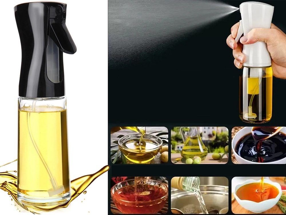 Spryskiwacz Do Oleju Oliwy Octu Dozownik W Sprayu 200ml Szklany Rozpylacz