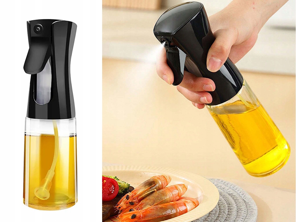 Spryskiwacz Do Oleju Oliwy Octu Dozownik W Sprayu 200ml Szklany Rozpylacz