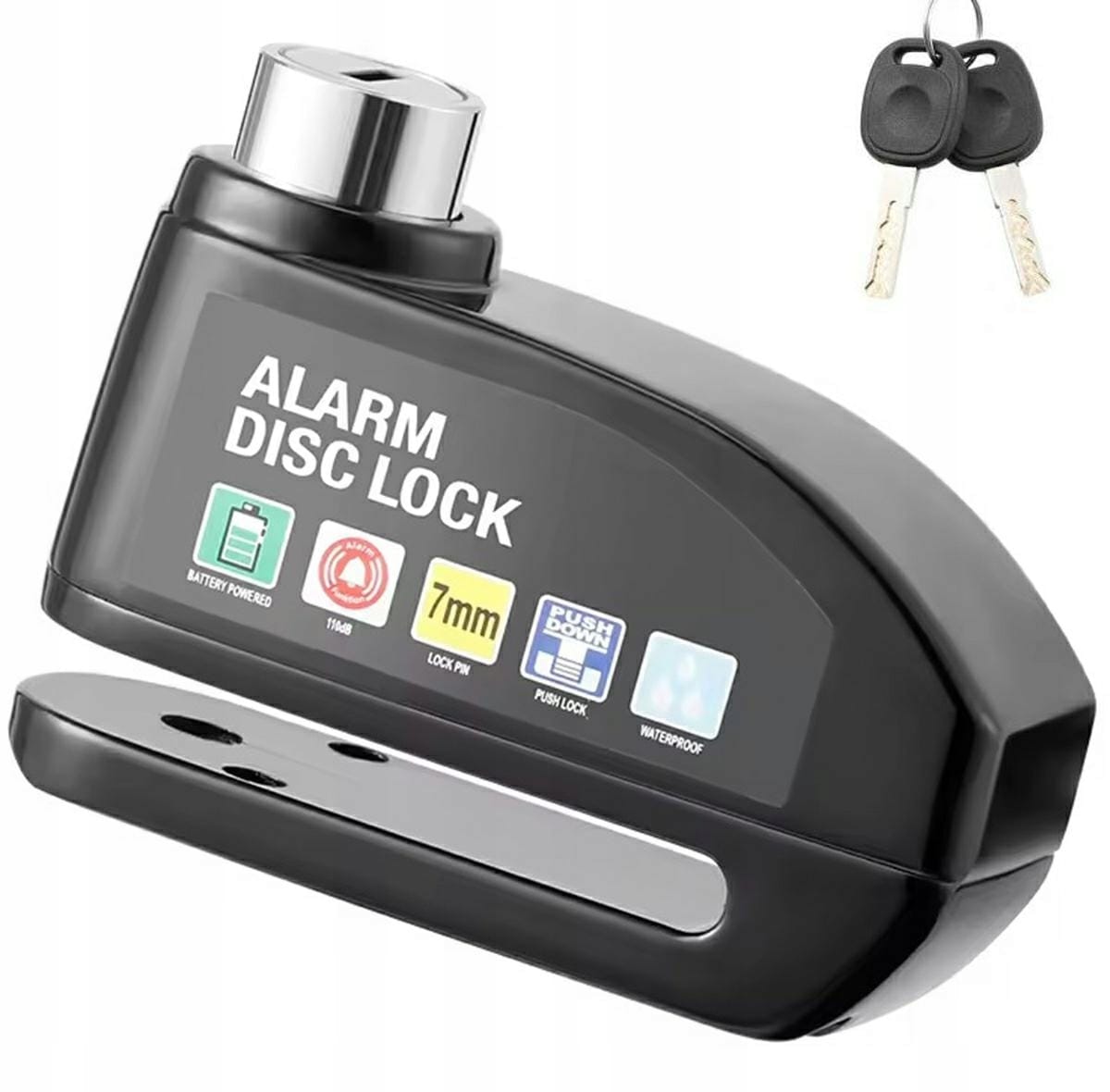 Blokada Alarm Do Tarczy Hamulcowej Do Motocykla Na Rower Skuter Motor