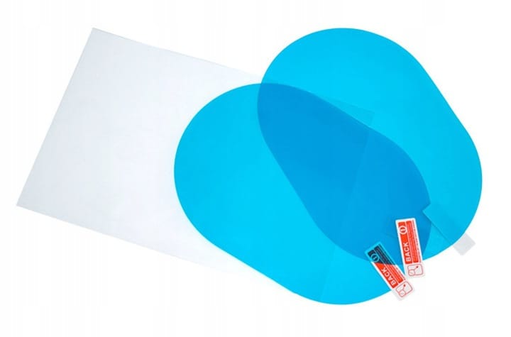 2x Nano Folia Naklejka Wodoodporna Na Lusterka Lusterko Deszcz Para Jakość