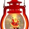 Lampion Led Latarnia Baterie Mikołaj Świąteczna Dekoracja Boże Narodzenie