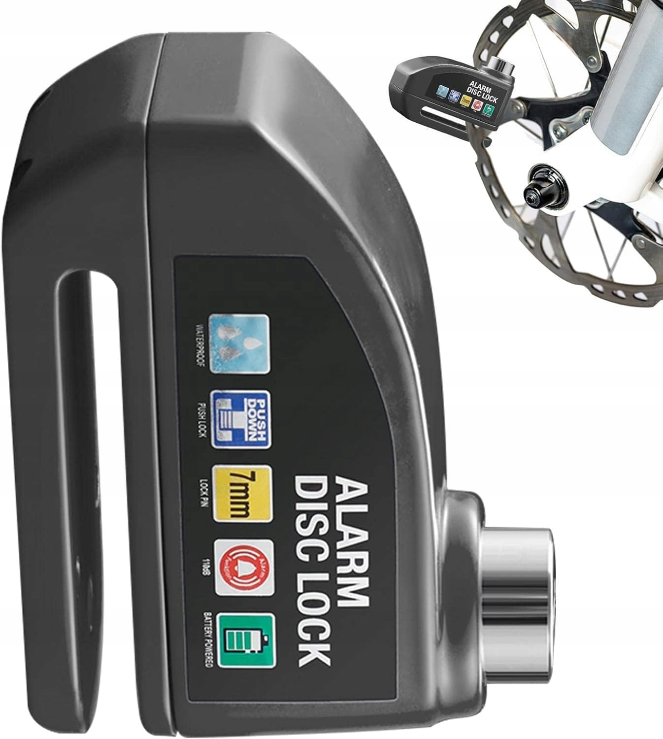 Blokada Alarm Do Tarczy Hamulcowej Do Motocykla Na Rower Skuter Motor