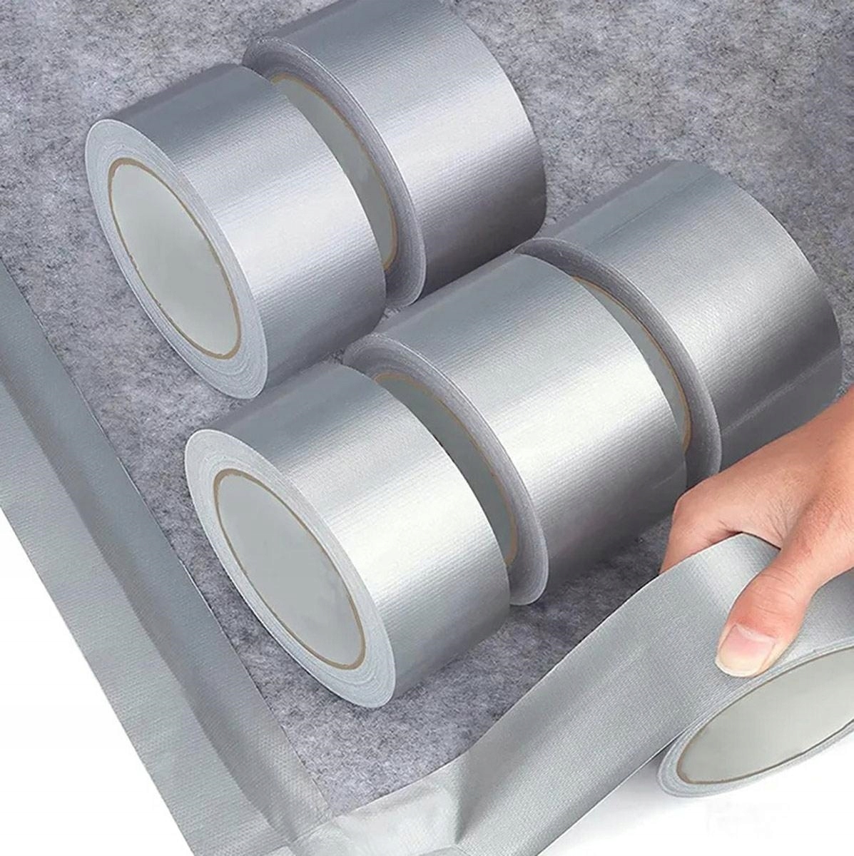 Taśma Naprawcza Srebrna Zbrojona Duct Tape 50 10m