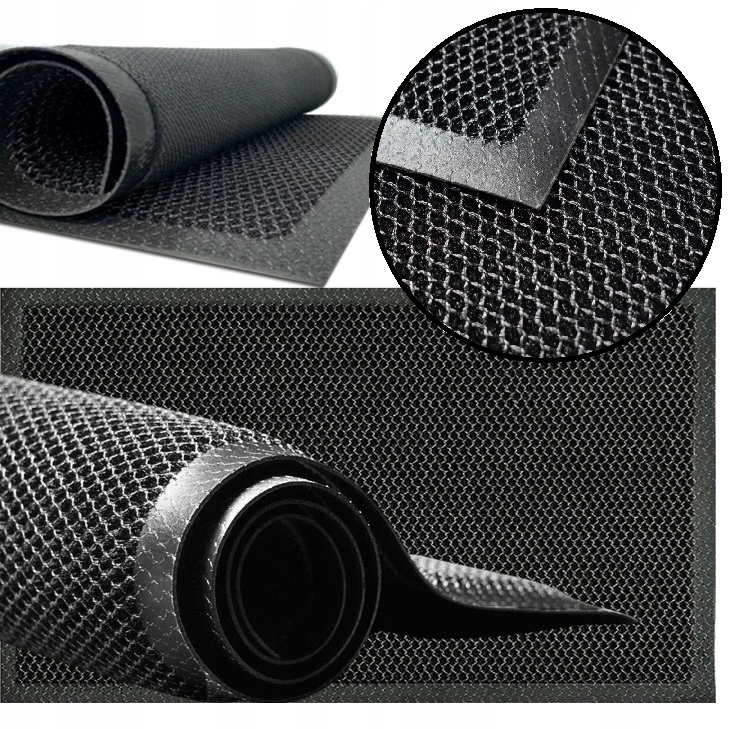 Wycieraczka Pod Drzwi Mata Wejściowa Zewnętrzna Mocna Pcv 3d Siatka 60x90cm