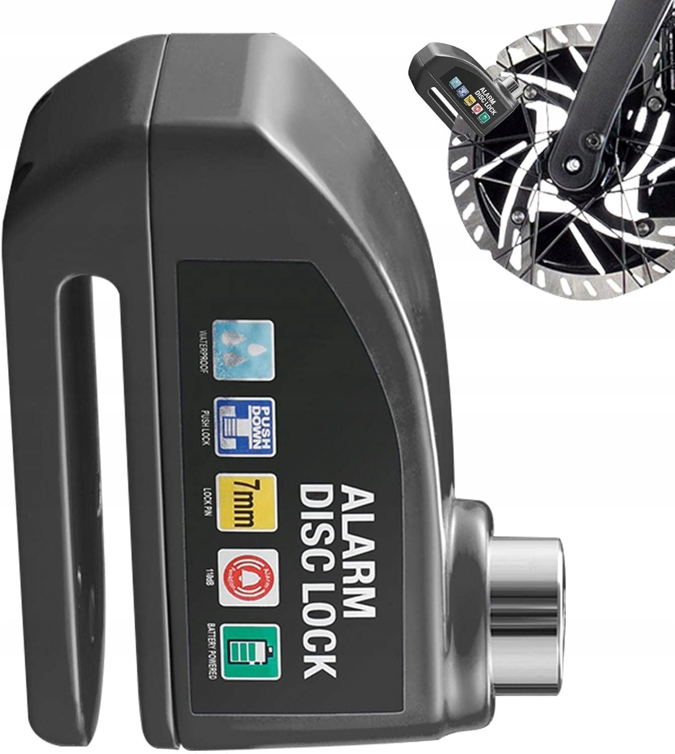 Blokada Alarm Do Tarczy Hamulcowej Do Motocykla Na Rower Skuter Motor