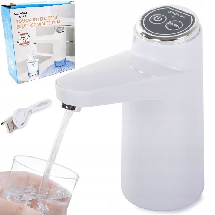 Pompka Do Wody Butelki Dystrybutor Dozownik Nalewak Elektryczny Akumulator