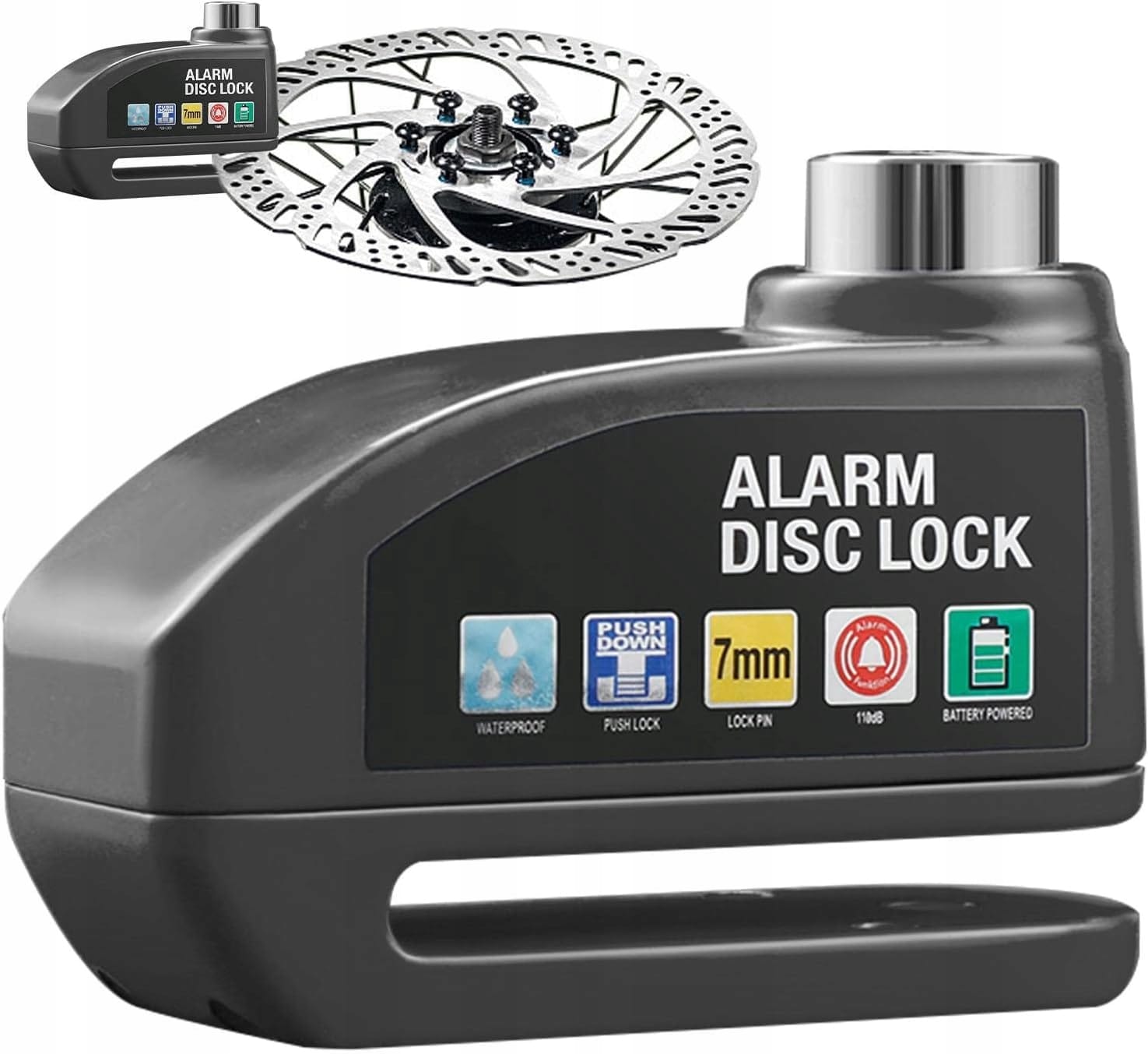 Blokada Alarm Do Tarczy Hamulcowej Do Motocykla Na Rower Skuter Motor