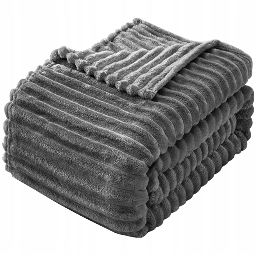 Ciepły Gruby Koc Dwuosobowy Miękki Narzuta Na Łóżko 200x160 cm