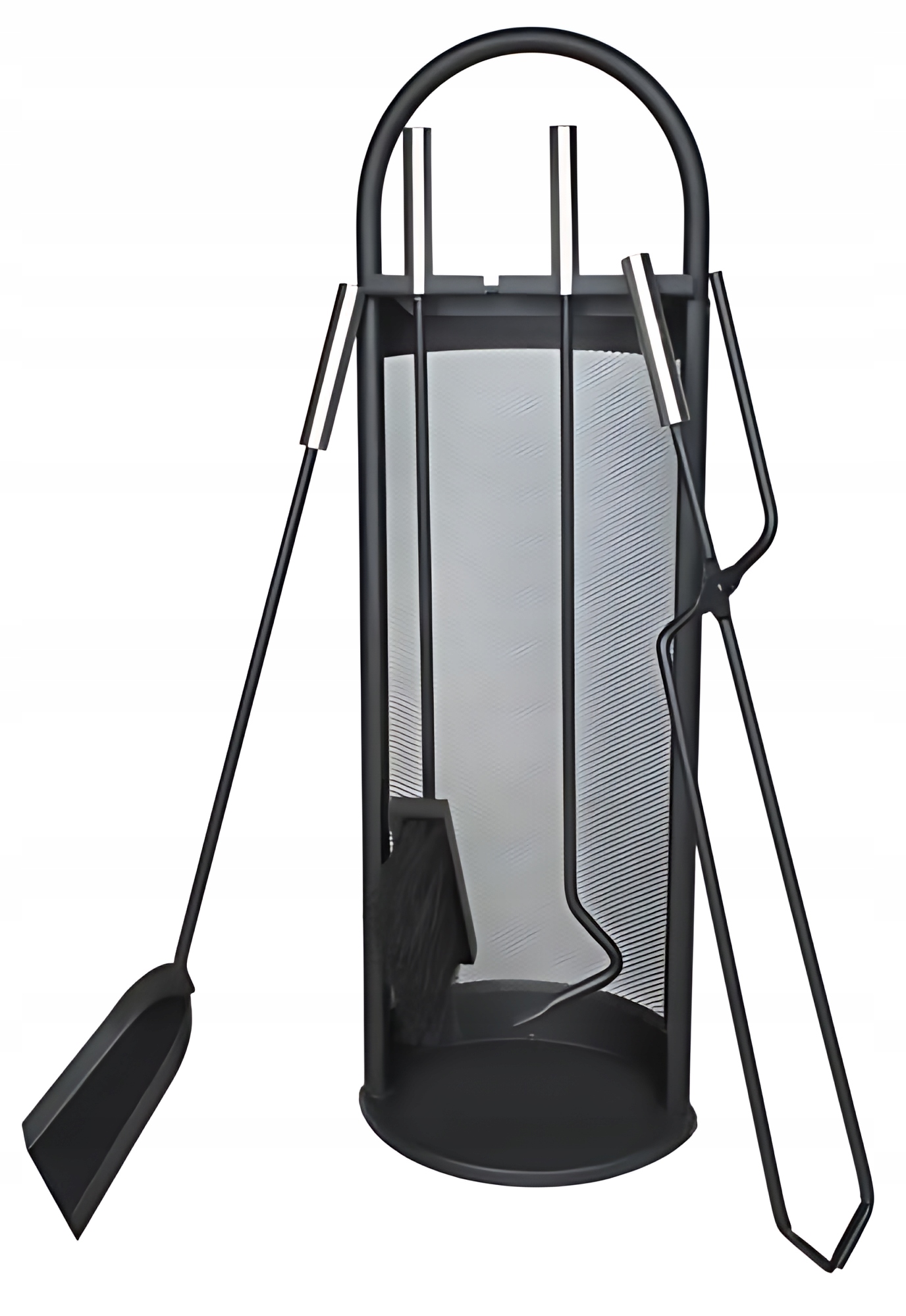 Przybory Kominkowe Akcesoria Do Kominka Stojak Zestaw 5w1 Metalowy Do Pieca