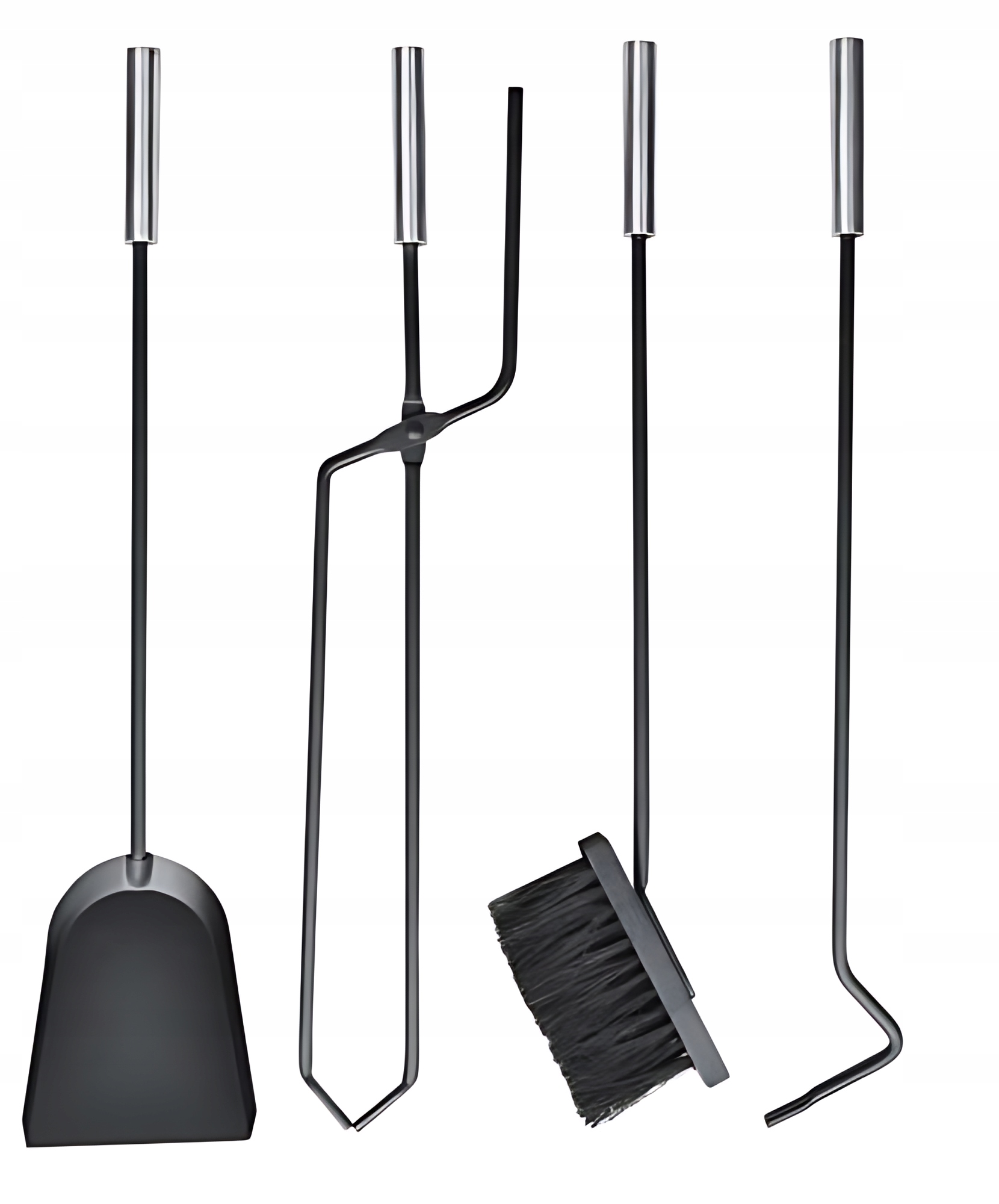 Przybory Kominkowe Akcesoria Do Kominka Stojak Zestaw 5w1 Metalowy Do Pieca